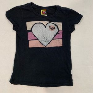 Roxy Girl tee size Small! 🖤💜
